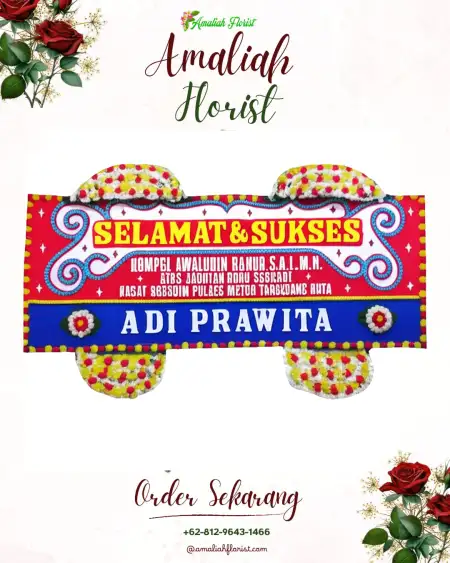Papan Bunga Ucapan Selamat Anjir Muara